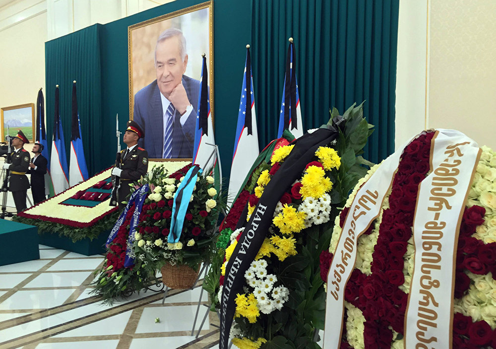 Церемония прощания с Исламом Каримовым в Самарканде