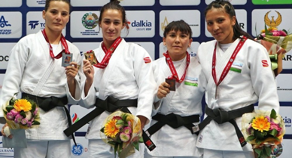 乌兹别克斯坦代表团在柔道大奖赛首日赢得7枚奖牌